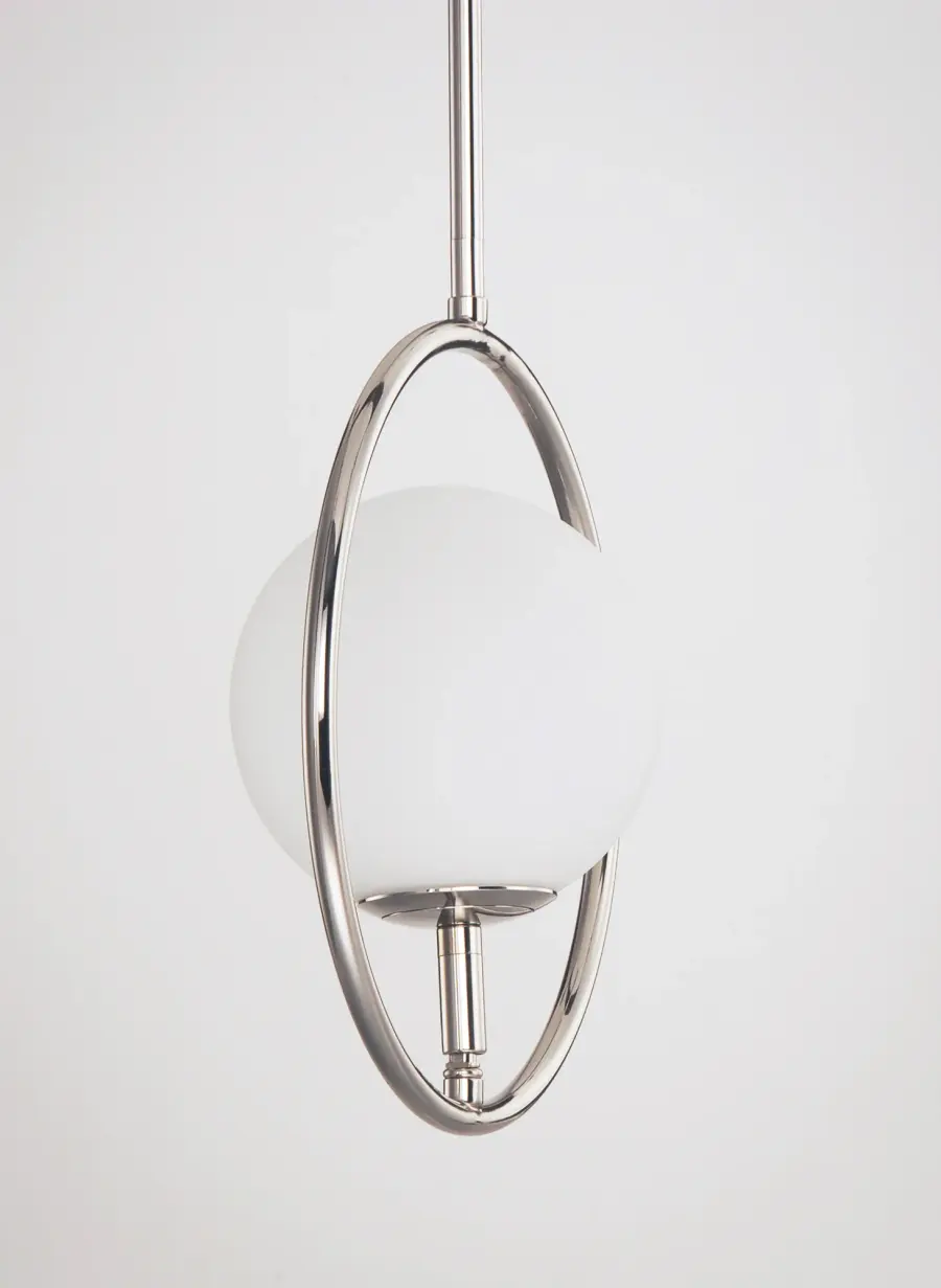 Revolution Mini Pendant in Polished Nickel - Image 3