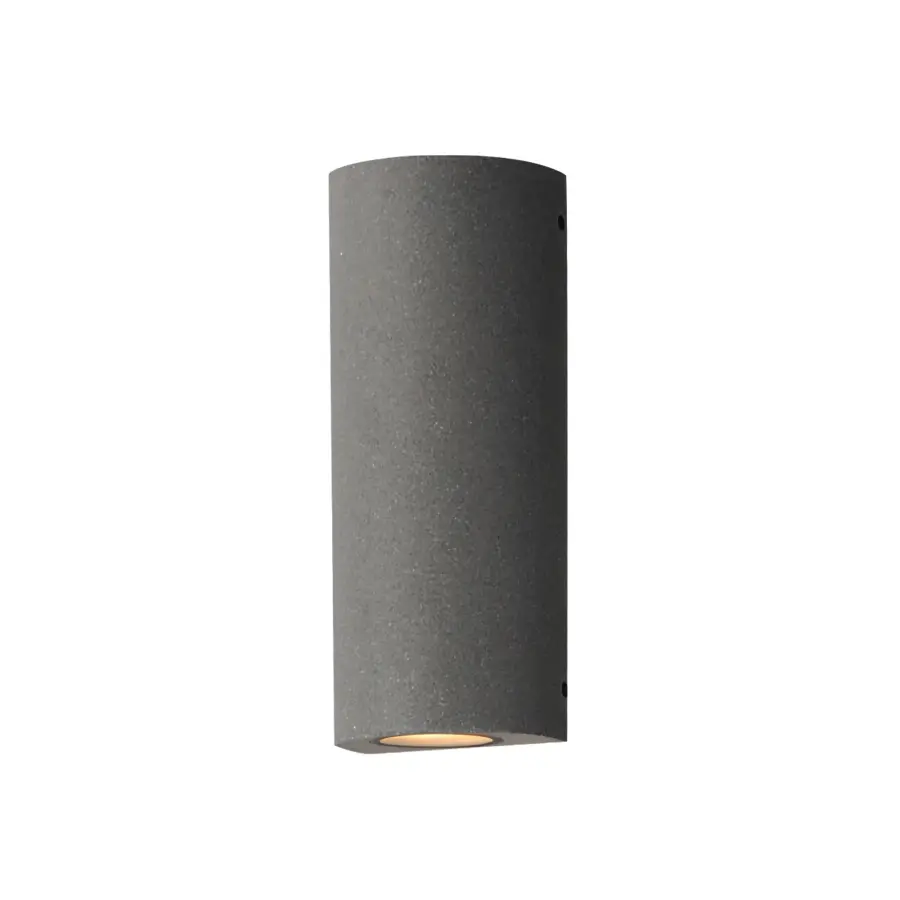 Pilar 2-Light LED Outdoor Wall Sconce in Greystone - Image 1