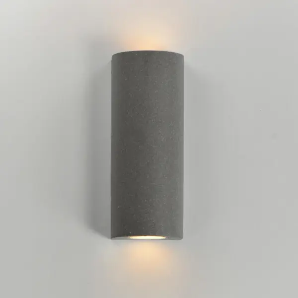 Pilar 2-Light LED Outdoor Wall Sconce in Greystone - Image 3