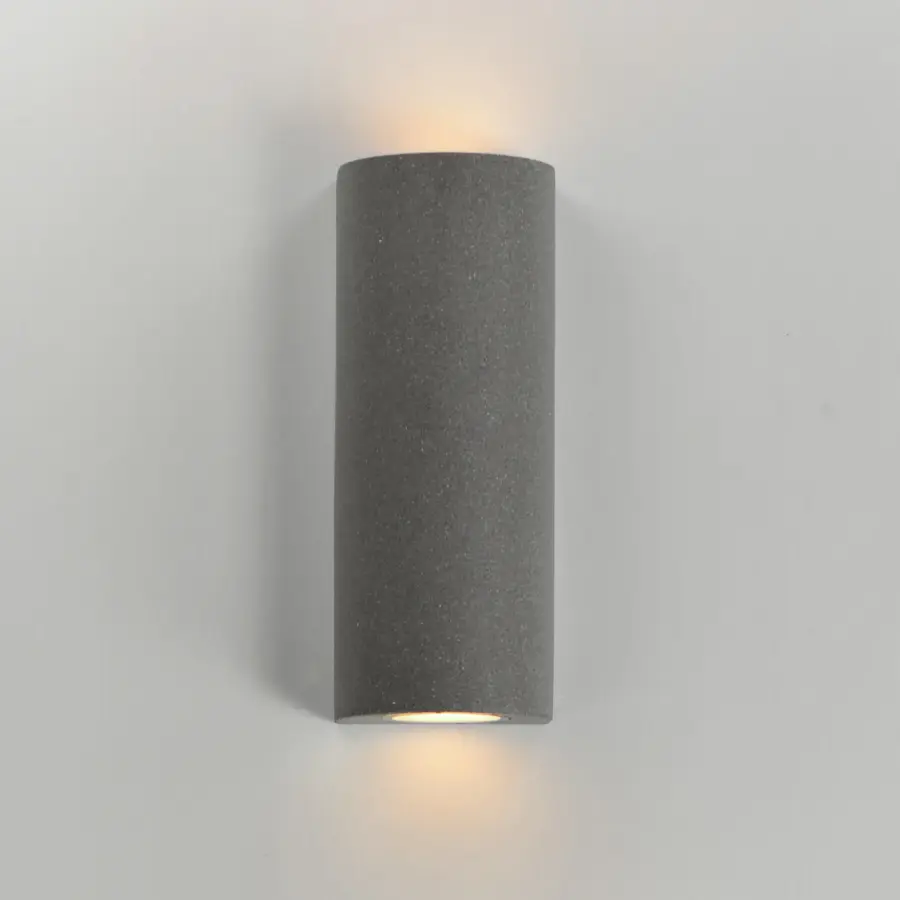Pilar 2-Light LED Outdoor Wall Sconce in Greystone - Image 3