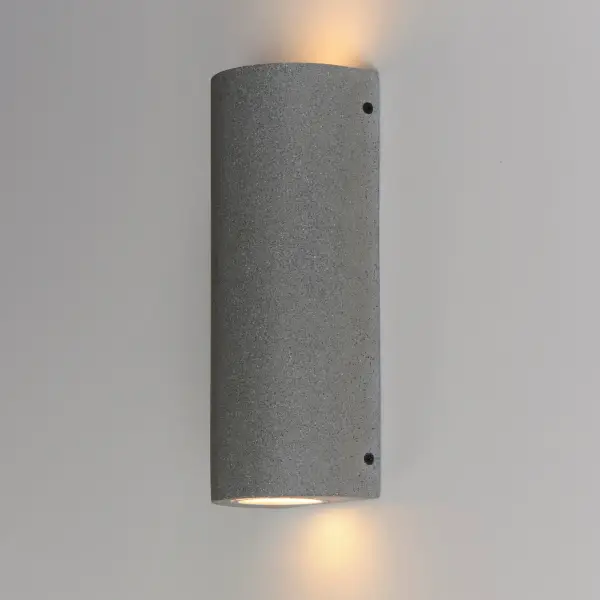 Pilar 2-Light LED Outdoor Wall Sconce in Greystone - Image 4