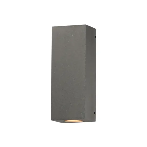 Pilar 2-Light LED Outdoor Wall Sconce in Greystone - Image 1