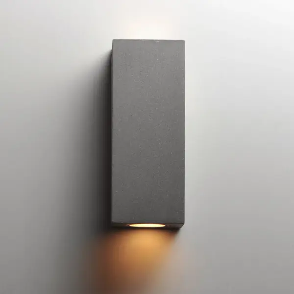 Pilar 2-Light LED Outdoor Wall Sconce in Greystone - Image 3