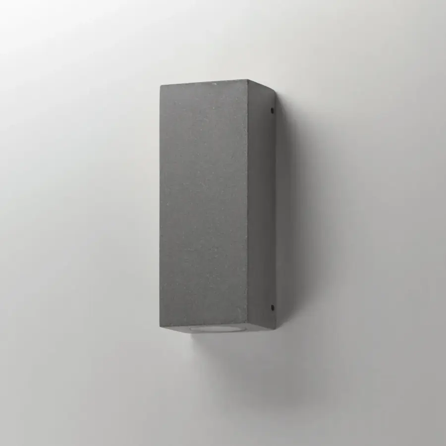 Pilar 2-Light LED Outdoor Wall Sconce in Greystone - Image 4