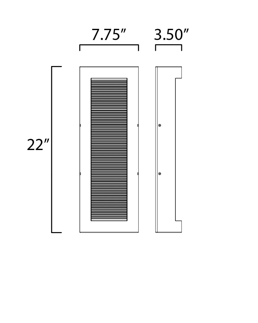 Boardwalk Large LED Outdoor Wall Sconce - Image 5
