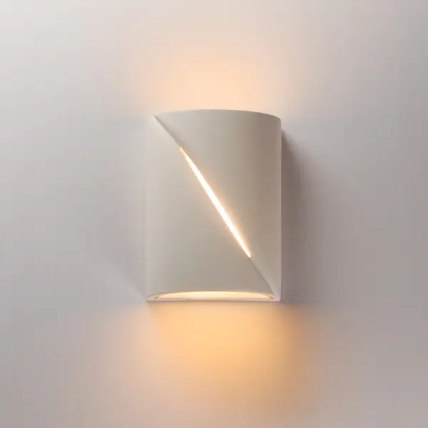 Puff 8" LED Outdoor Wall Sconce in Chalk White - Image 3