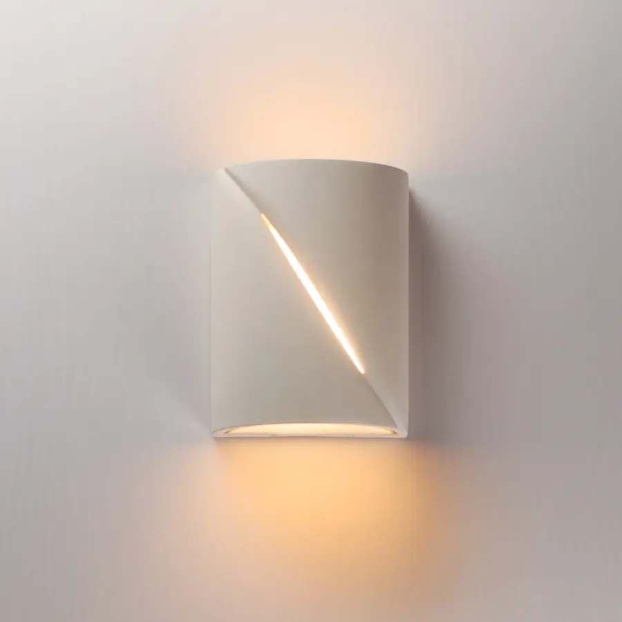 Puff 8" LED Outdoor Wall Sconce in Chalk White - Image 3