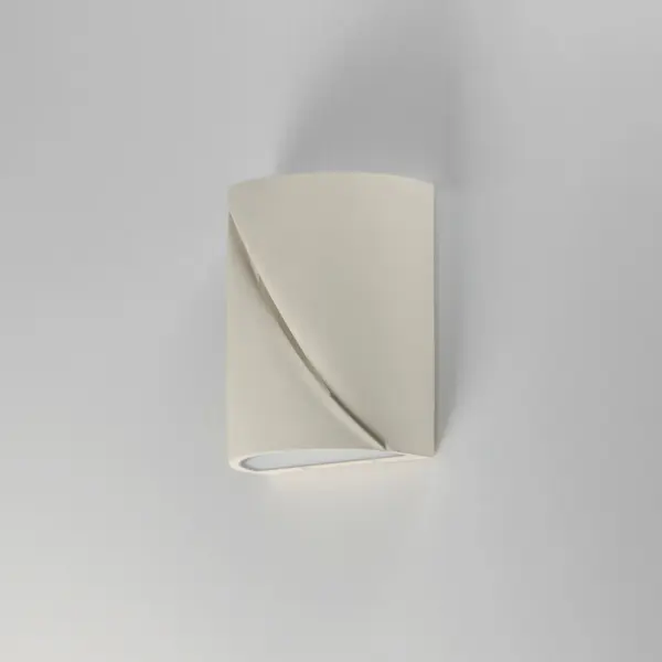 Puff 8" LED Outdoor Wall Sconce in Chalk White - Image 4