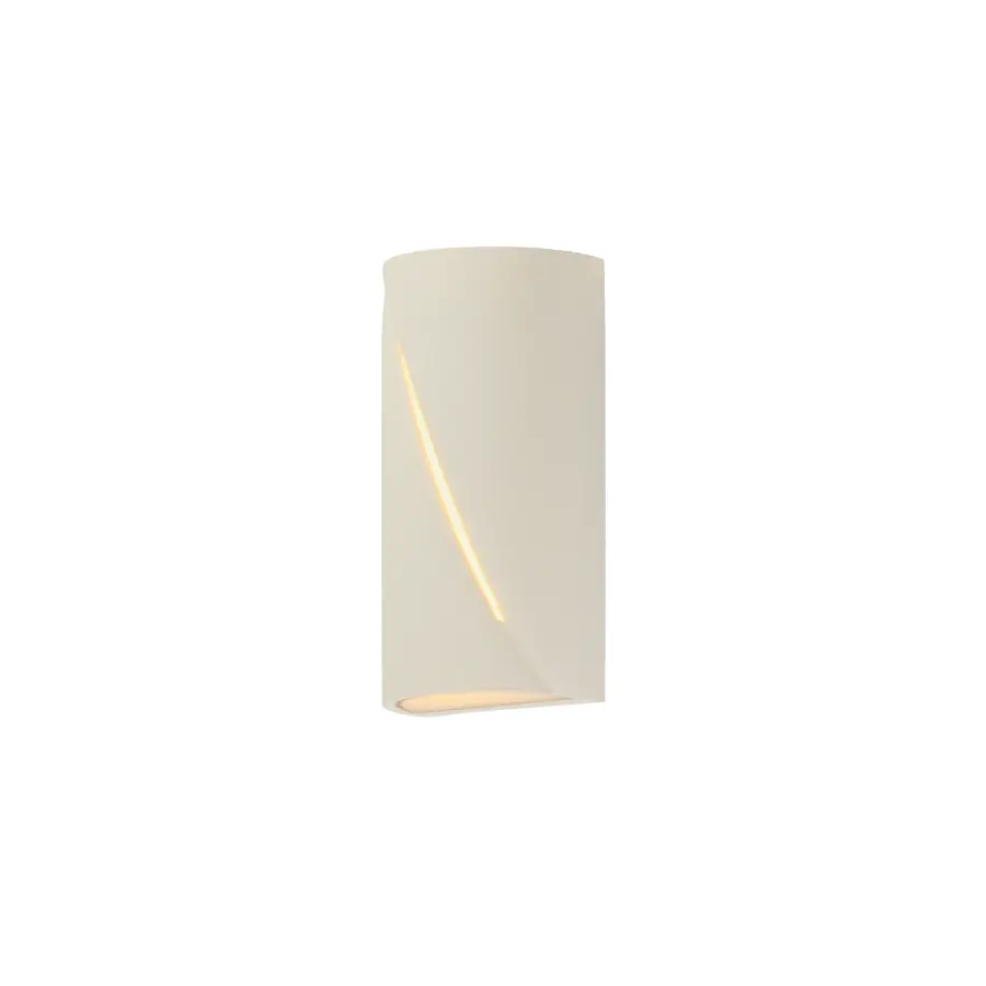Puff 12" LED Outdoor Wall Sconce in Chalk White - Image 1