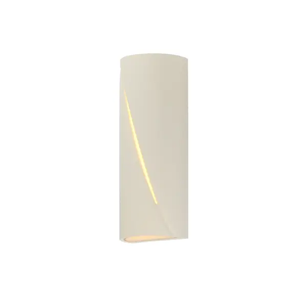 The Puff outdoor wall sconce combines architectural concrete construction with sophisticated lighting design. Its softly rounded form and diagonal reveal create ambient illumination while adding contemporary style to exterior spaces.