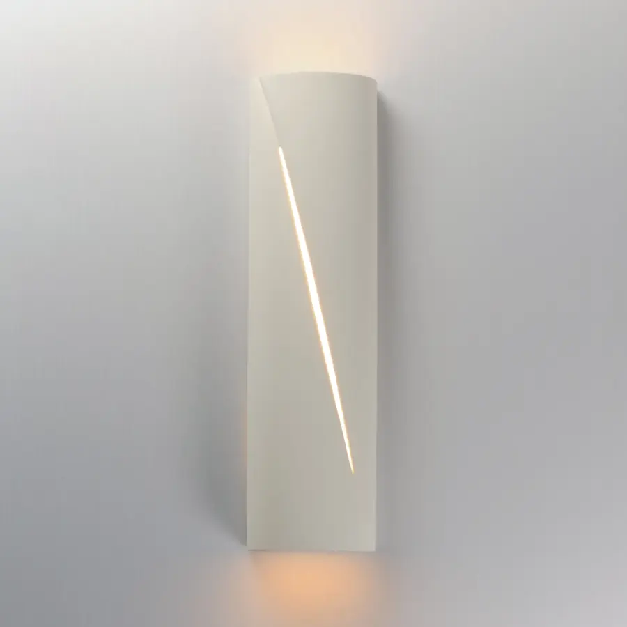 Puff 22" LED Outdoor Wall Sconce in Chalk White - Image 3