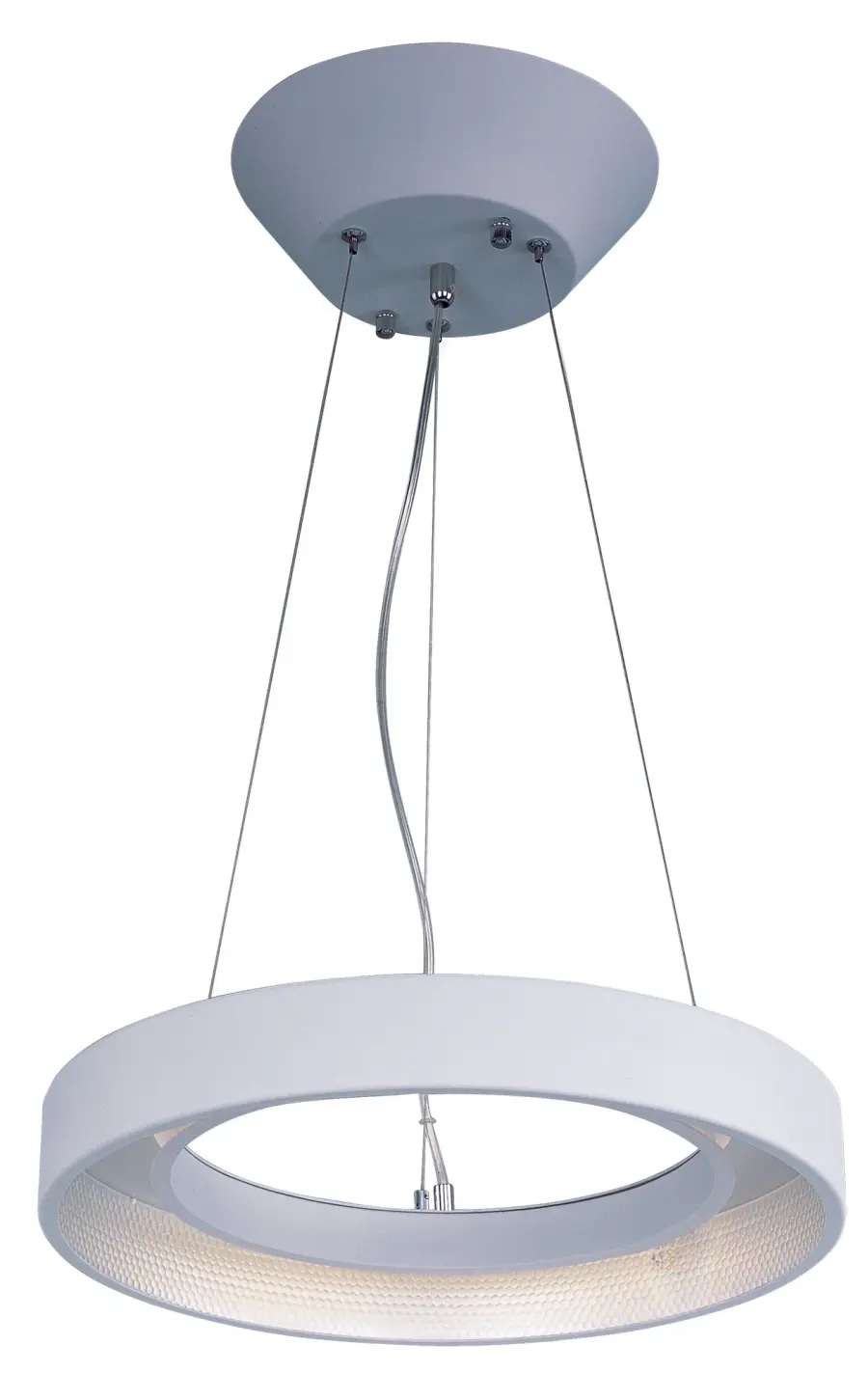 Apollo LED Single Pendant in Matte White - Image 1