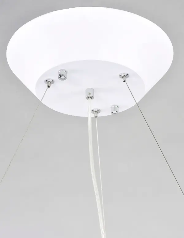 Apollo LED Single Pendant in Matte White - Image 3