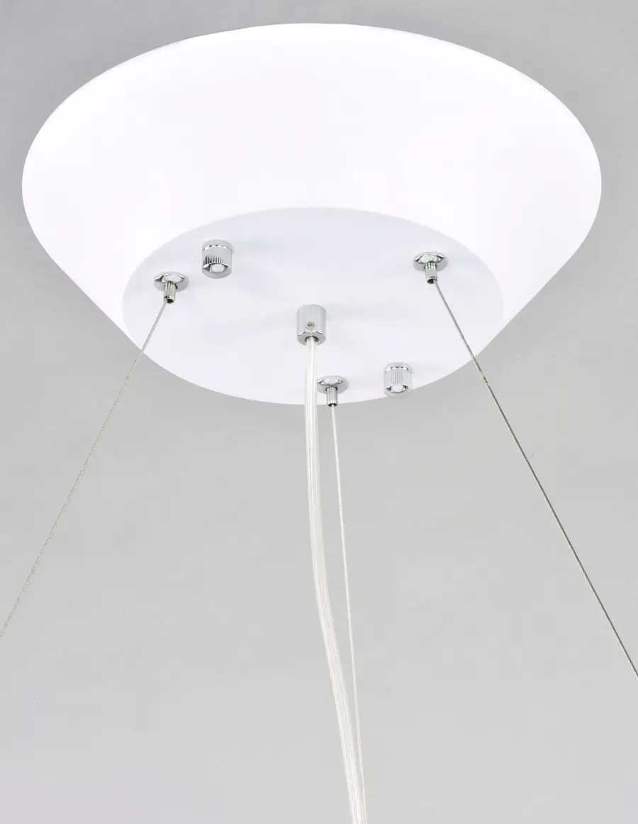 Apollo LED Single Pendant in Matte White - Image 3