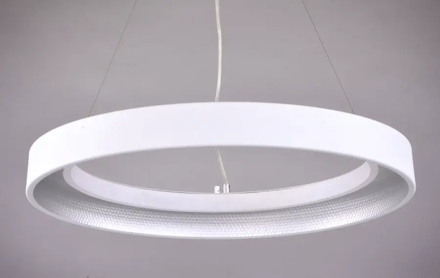 Apollo LED Single Pendant in Matte White - Image 4