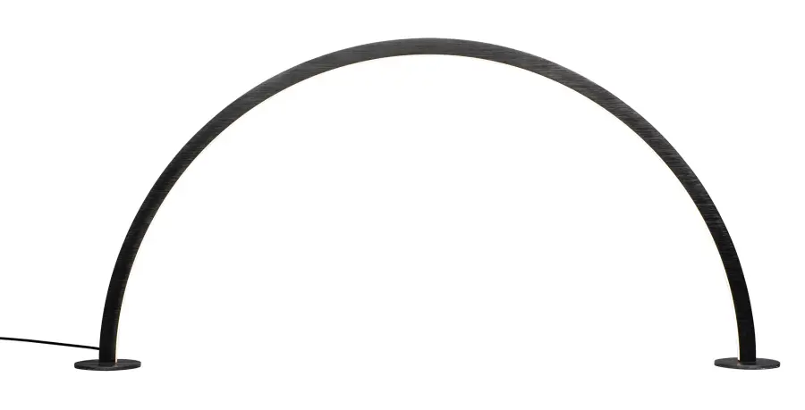 Arc LED Table Lamp in Brushed Black - Image 1