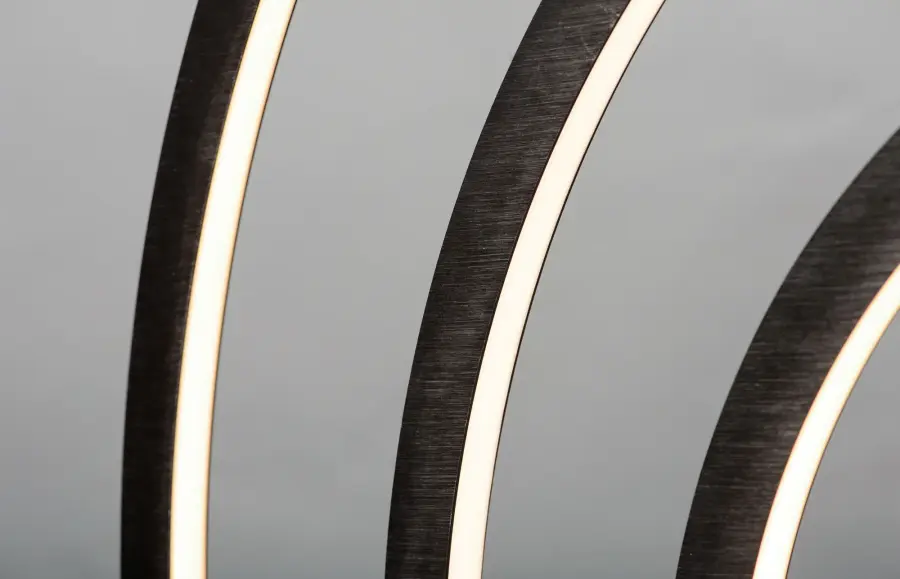 Arc LED Table Lamp in Brushed Black - Image 3