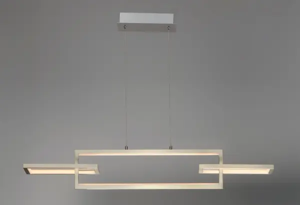 Link Single Pendant Light in Satin Nickel - Image 2