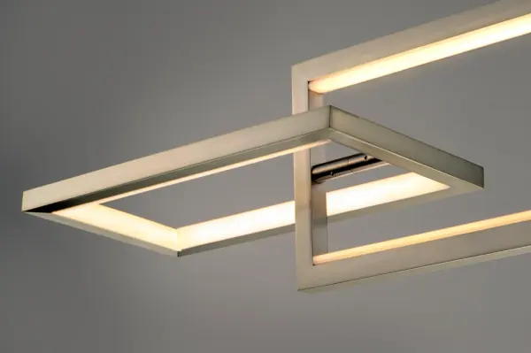 Link Single Pendant Light in Satin Nickel - Image 3