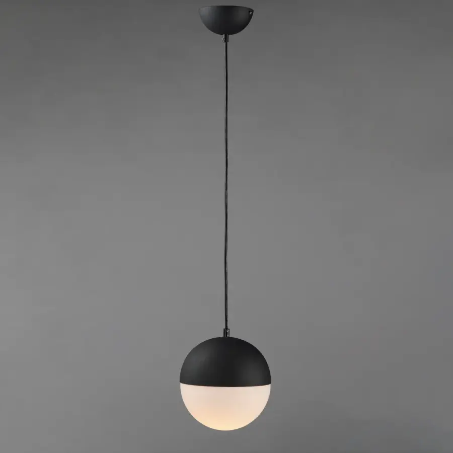 Half Moon Mini Pendant in Matte Black - Image 2