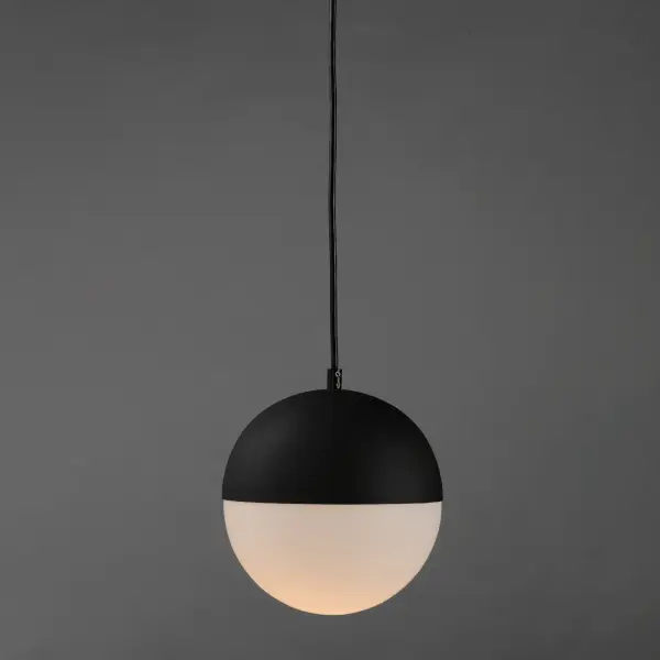 Half Moon Mini Pendant in Matte Black - Image 4