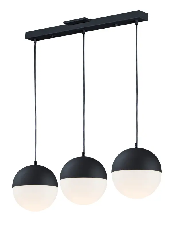 Half Moon 3-Light LED Linear Pendant - Image 1