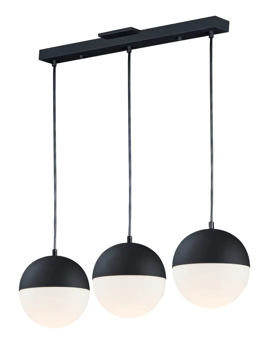 Half Moon 3-Light LED Linear Pendant - Image 1