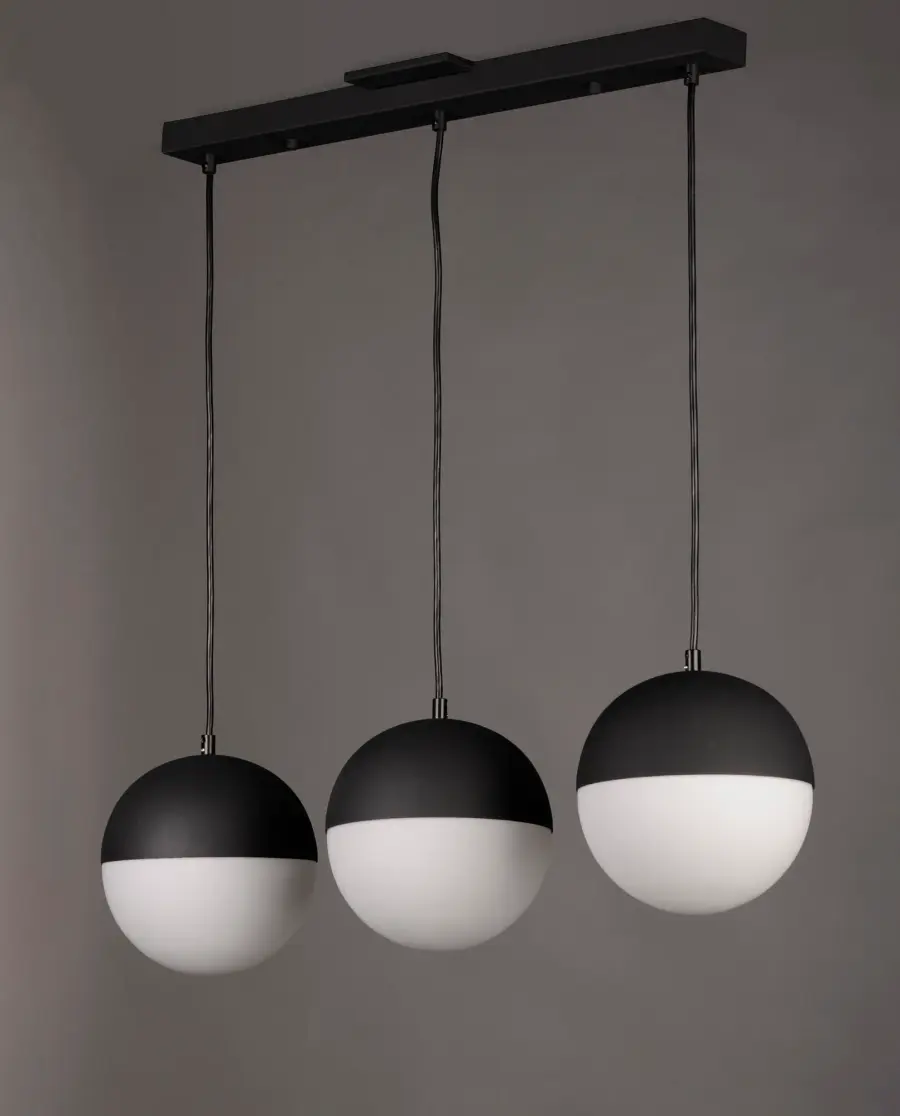Half Moon 3-Light LED Linear Pendant - Image 2
