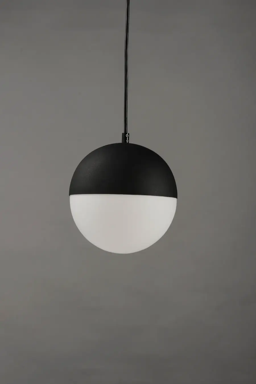 Modern Half-Sphere Pendant with Integrated LED and Elegant Glass Diffusion - Image 2