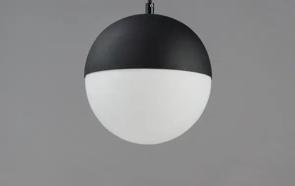 Modern Half-Sphere Pendant with Integrated LED and Elegant Glass Diffusion - Image 3