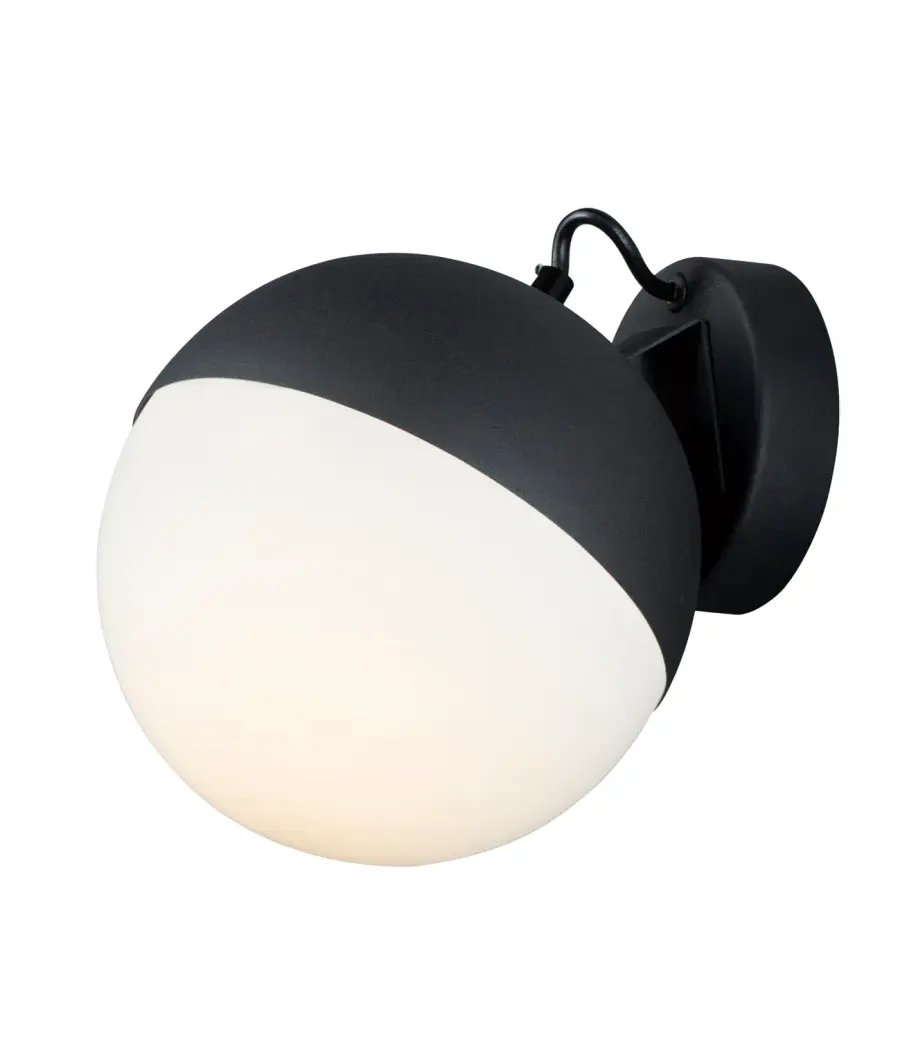 Modern LED Wall Sconce with Elegant Semi-Sphere Design - Image 1