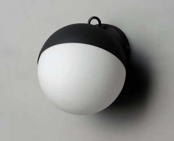 Modern LED Wall Sconce with Elegant Semi-Sphere Design - Image 3