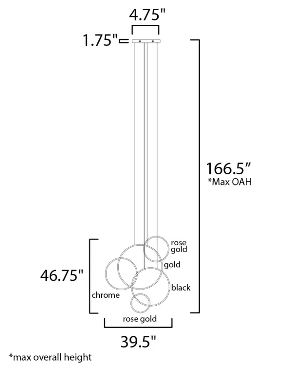 Union Multi-Light Pendant - Image 6