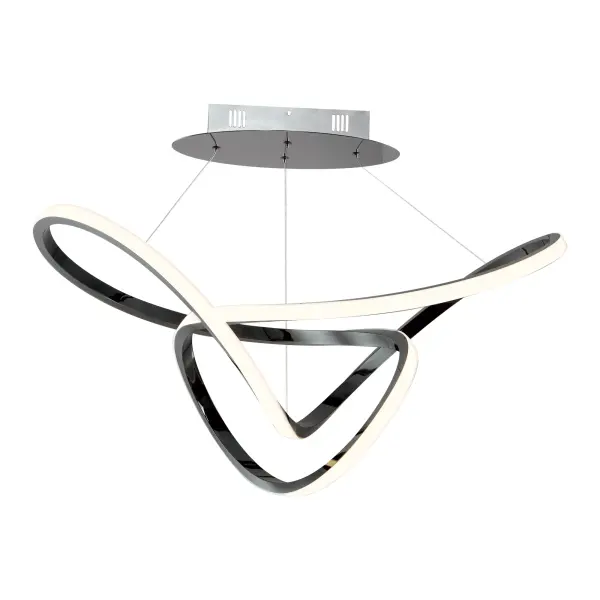 Perpetual Single Pendant in Black Chrome - Image 1
