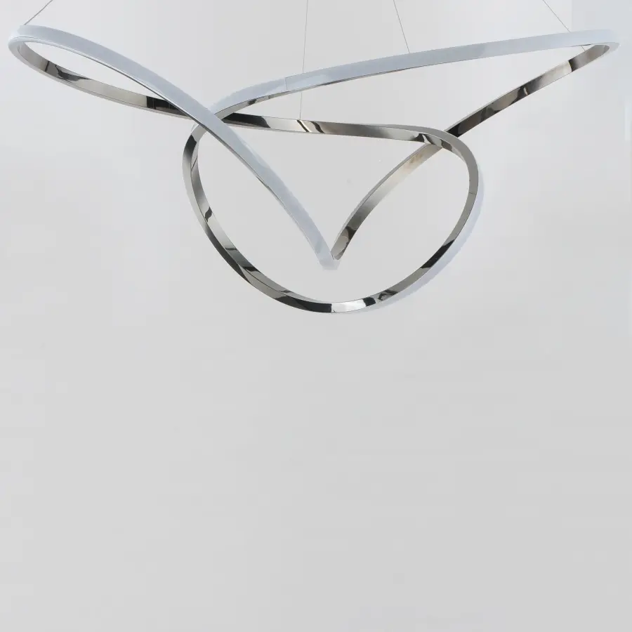 Perpetual Single LED Pendant in Black Chrome - Image 2