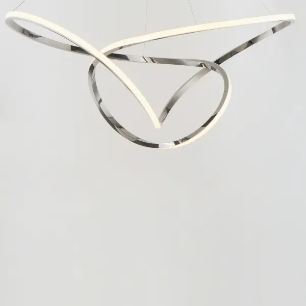 Perpetual Single LED Pendant in Black Chrome - Image 3