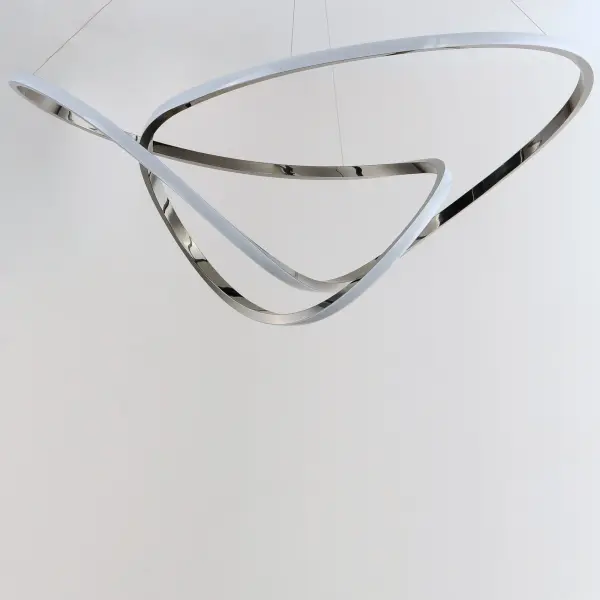 Perpetual Single LED Pendant in Black Chrome - Image 4