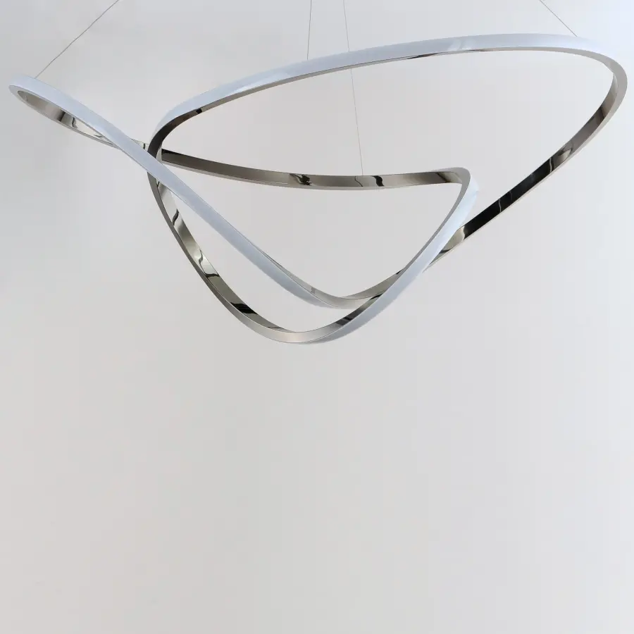 Perpetual Single LED Pendant in Black Chrome - Image 4