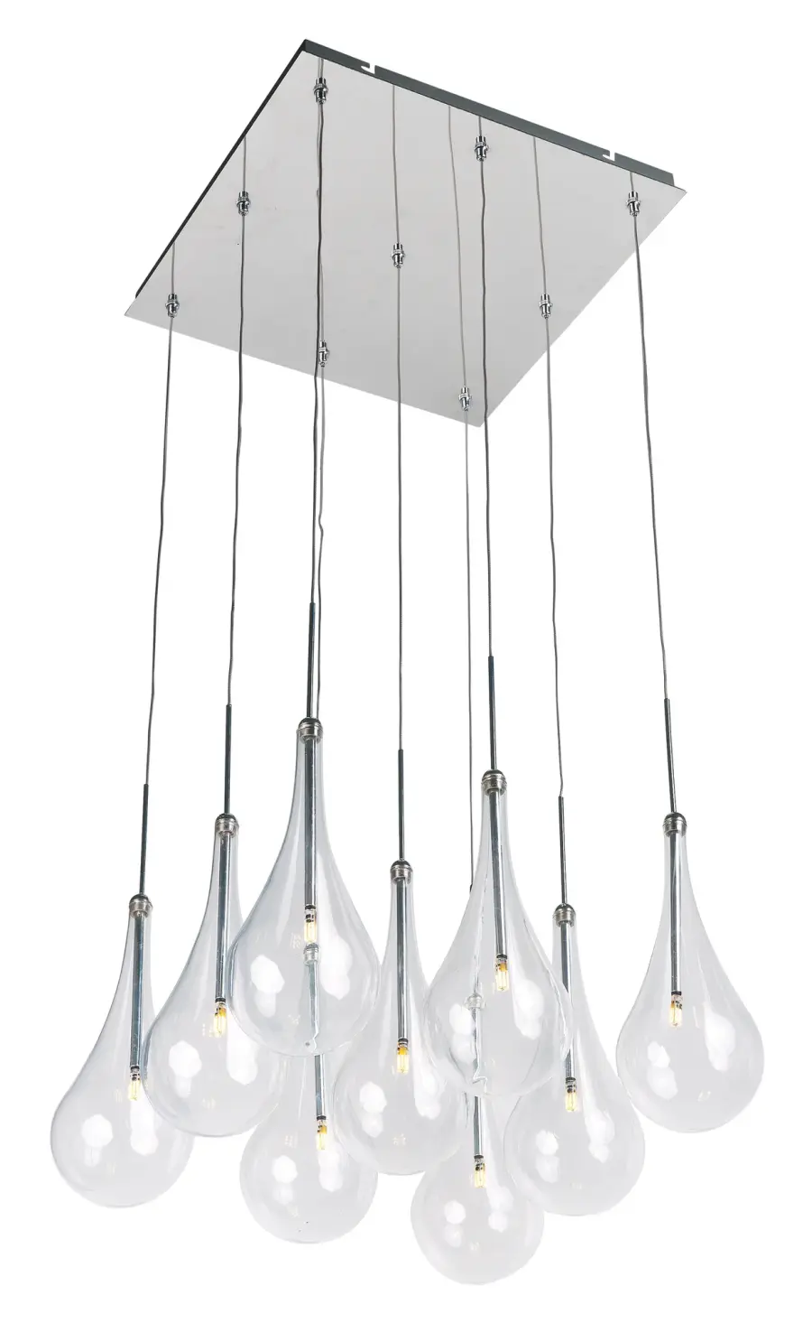 Larmes LED Single Pendant in Polished Chrome - Image 1