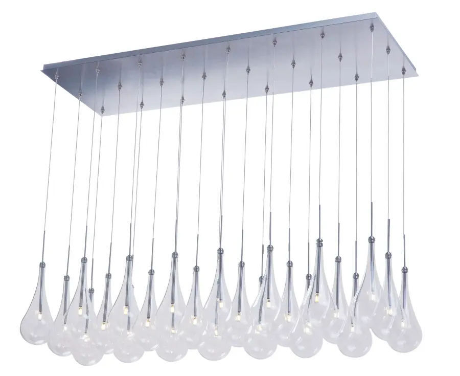 Larmes LED 24-Light Linear Pendant - Image 1
