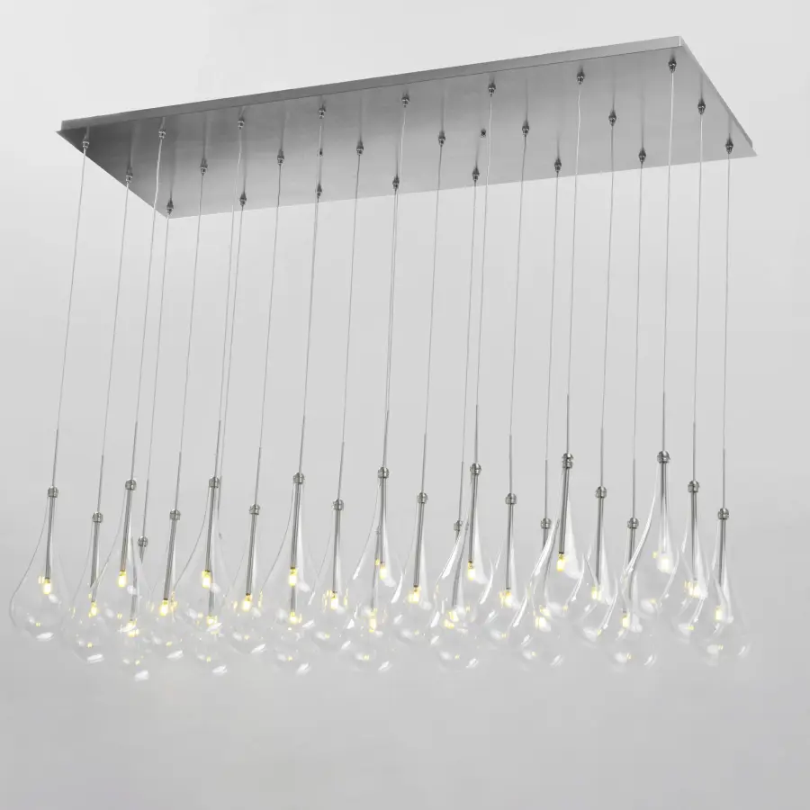 Larmes LED 24-Light Linear Pendant - Image 2