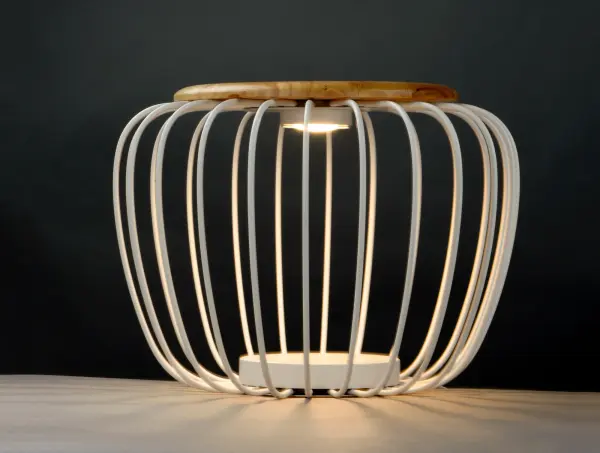 Cage 20" LED Ottoman - Image 2