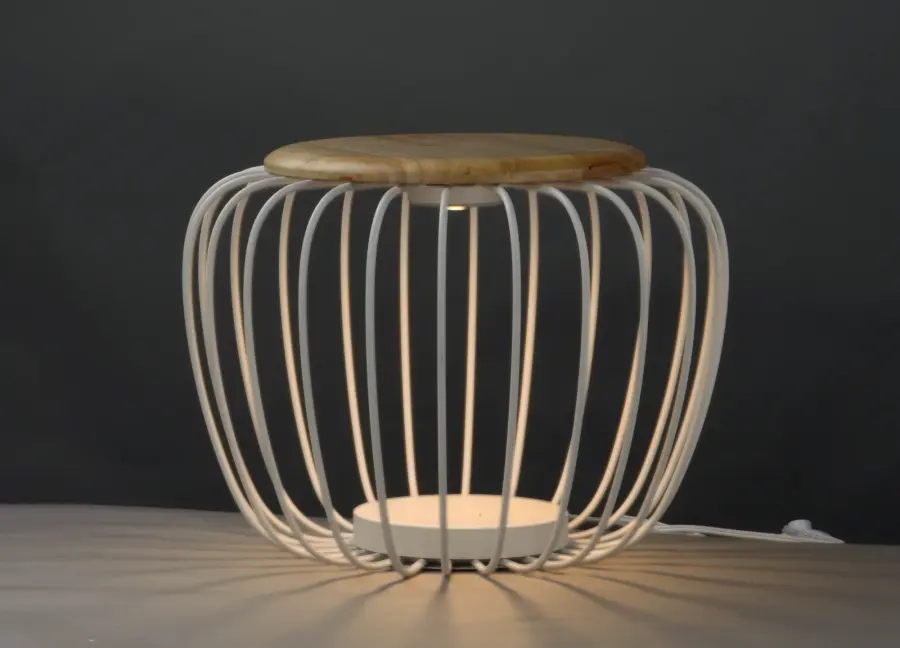 Cage 20" LED Ottoman - Image 3
