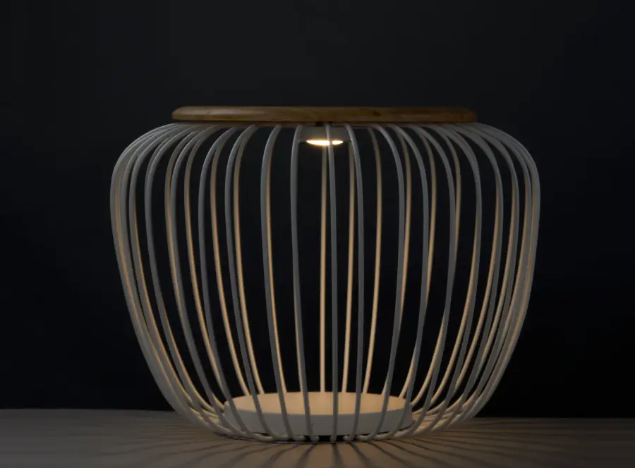 Cage 24" LED Ottoman - Image 2