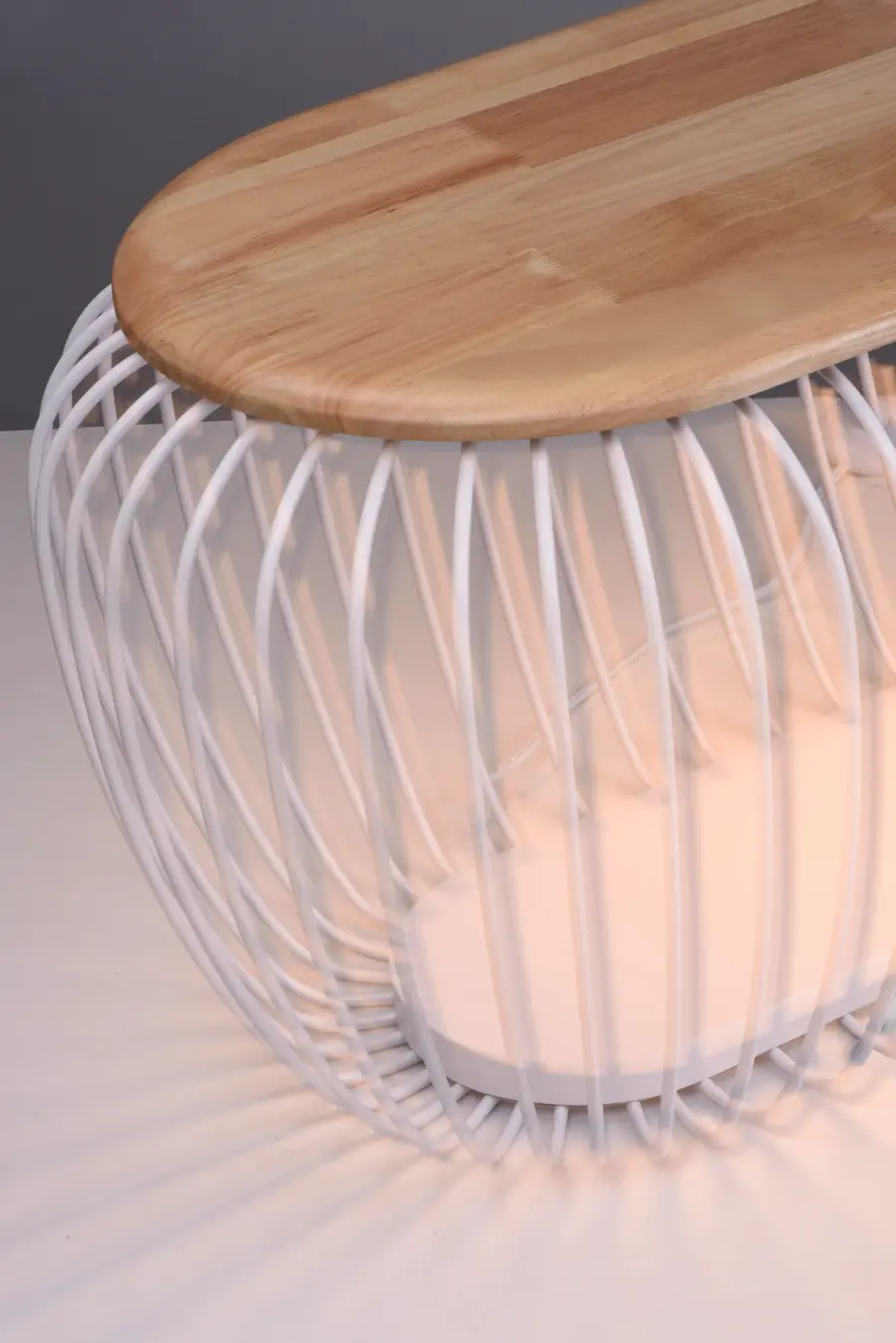 Cage LED Illuminated Bench - Image 3