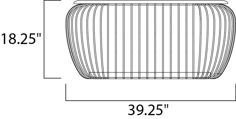 Cage LED Illuminated Bench - Image 5