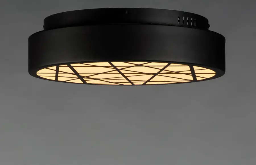 Intersect LED Flush Mount in Black - Image 2
