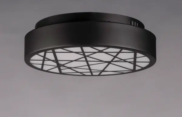 Intersect LED Flush Mount in Black - Image 3