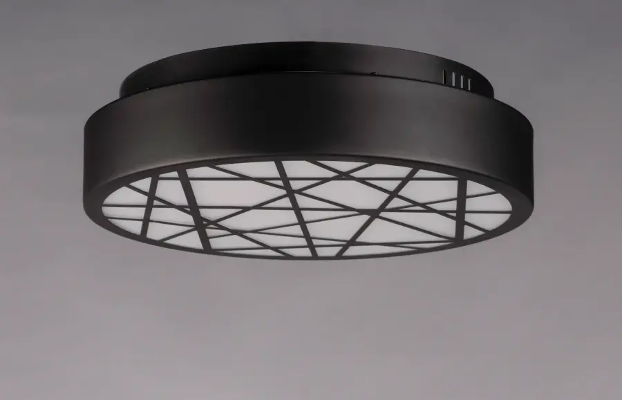 Intersect LED Flush Mount in Black - Image 3