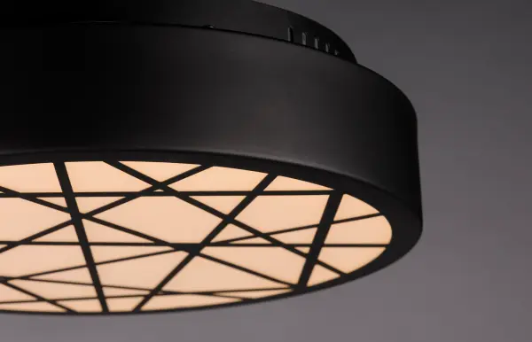 Intersect LED Flush Mount in Black - Image 4